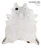 Salt and Pepper Black XX-Large Brazilian Cowhide Rug 8'0