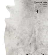 Salt and Pepper Black X-Large Brazilian Cowhide Rug 7'3"H x 6'4"W #86318 by Hudson Hides