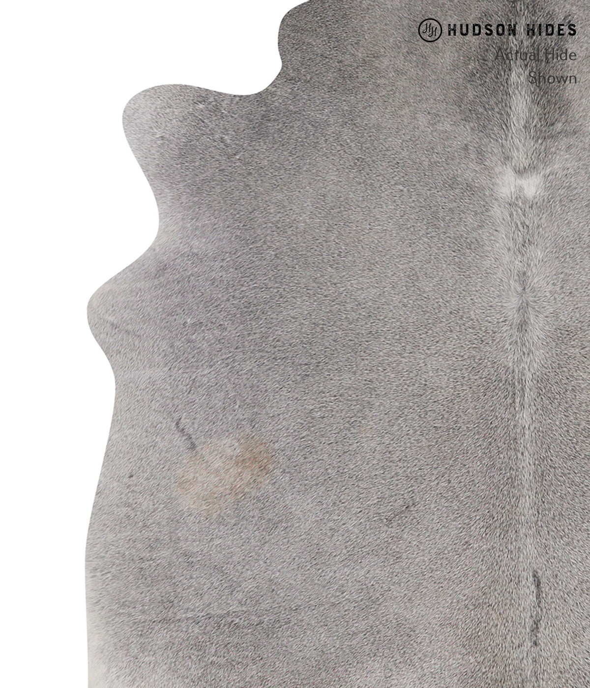 Medium Grey X-Large Brazilian Cowhide Rug 6'6"H x 6'2"W #86385 by Hudson Hides