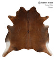 Chocolate X-Large Brazilian Cowhide Rug 6'7"H x 6'7"W #86410 by Hudson Hides