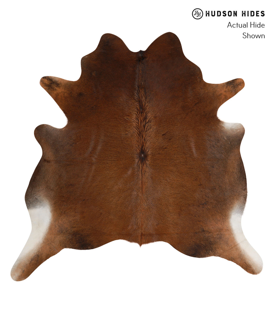 Chocolate X-Large Brazilian Cowhide Rug 6'7"H x 6'7"W #86410 by Hudson Hides