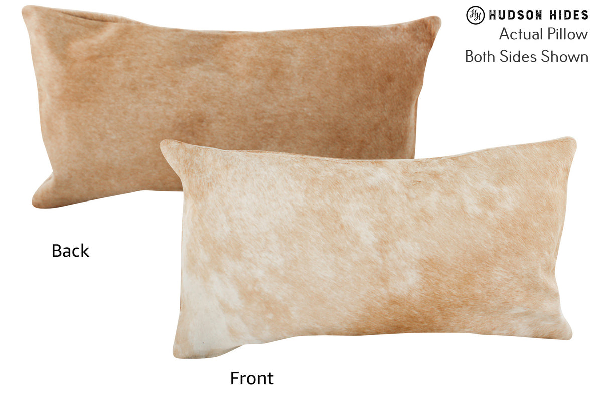 Beige Cowhide Pillow #86473
