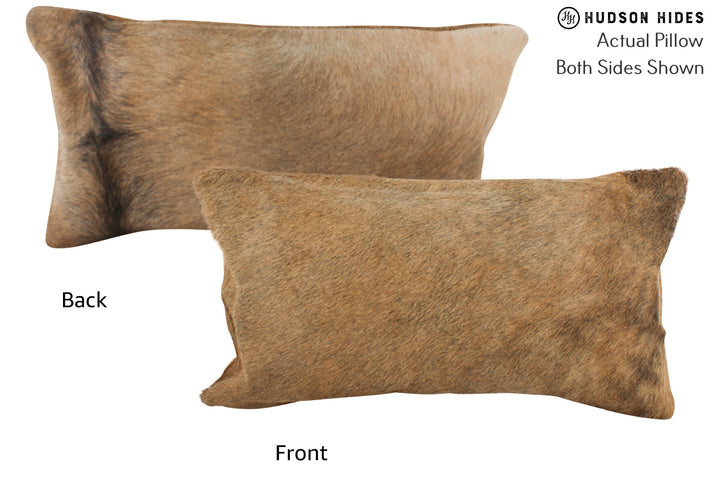 Beige 12"x22" Brazilian Cowhide Pillow #86487 by Hudson Hides