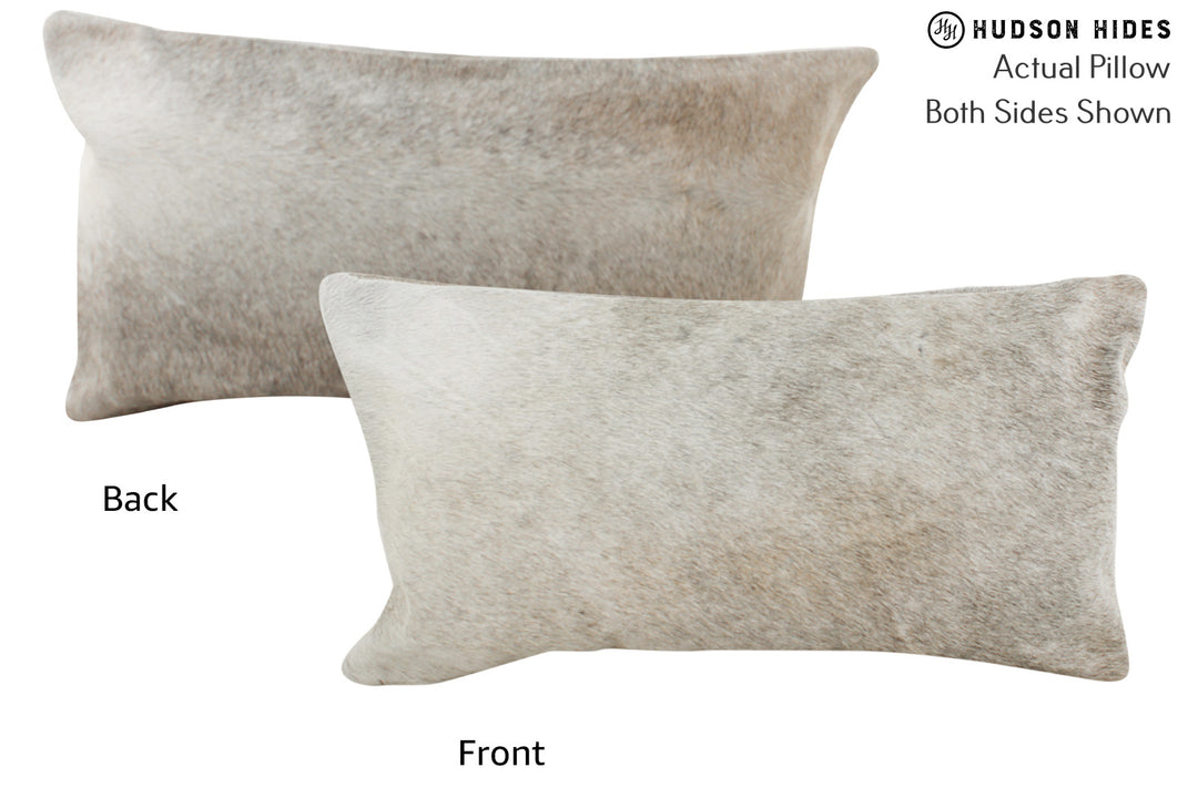 Grey 12"x22" Brazilian Cowhide Pillow #86497 by Hudson Hides