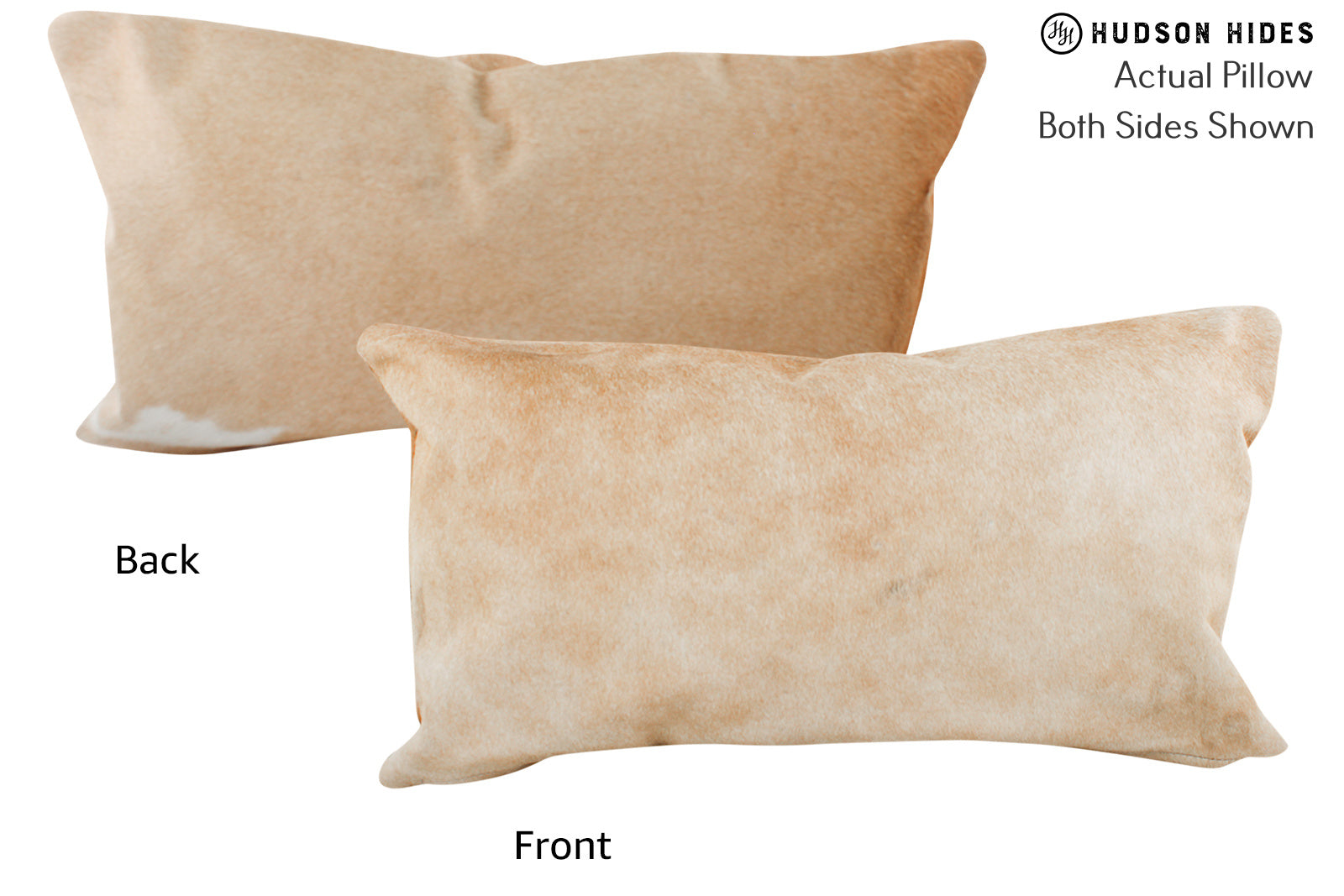 Beige Cowhide Pillow #86510