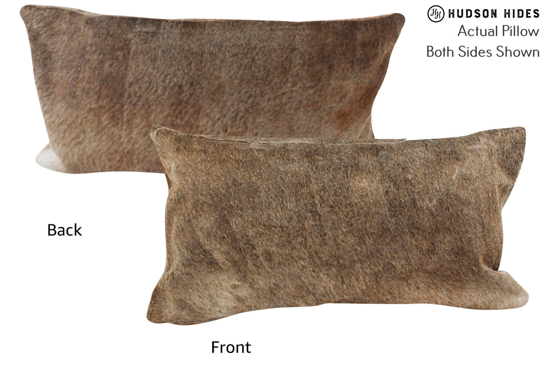 Taupe 12"x22" Brazilian Cowhide Pillow #86521 by Hudson Hides