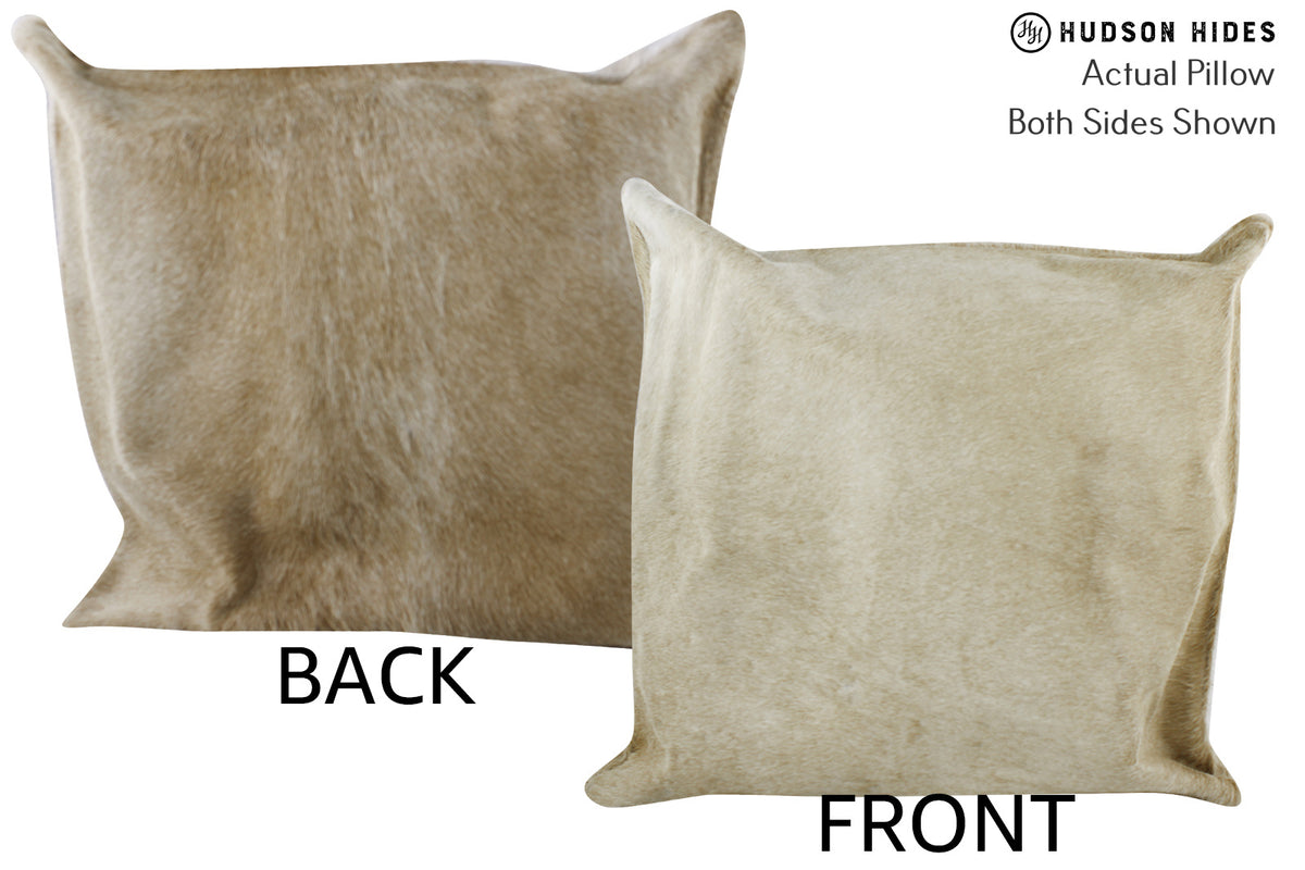 Beige Cowhide Pillow #86633