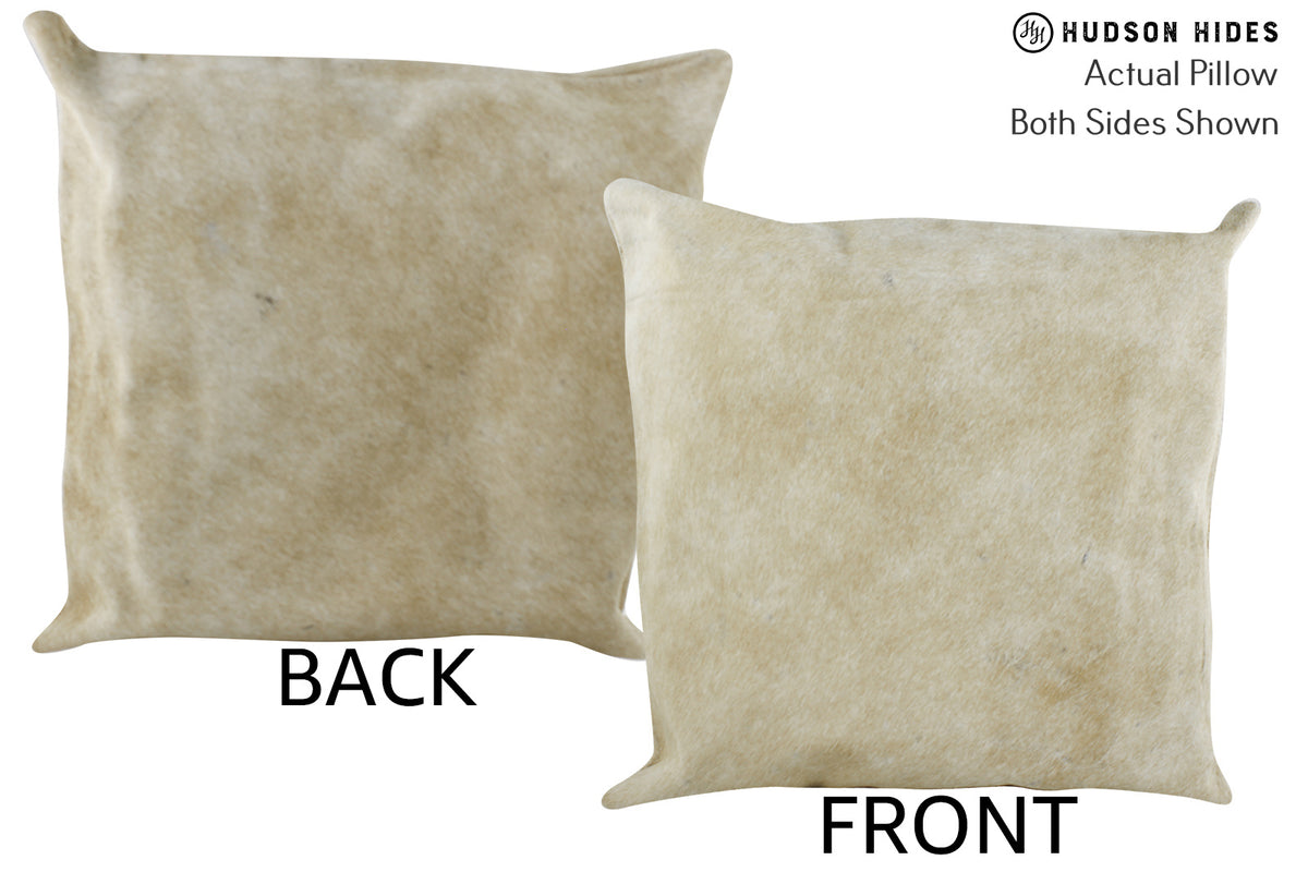 Beige Cowhide Pillow #86644