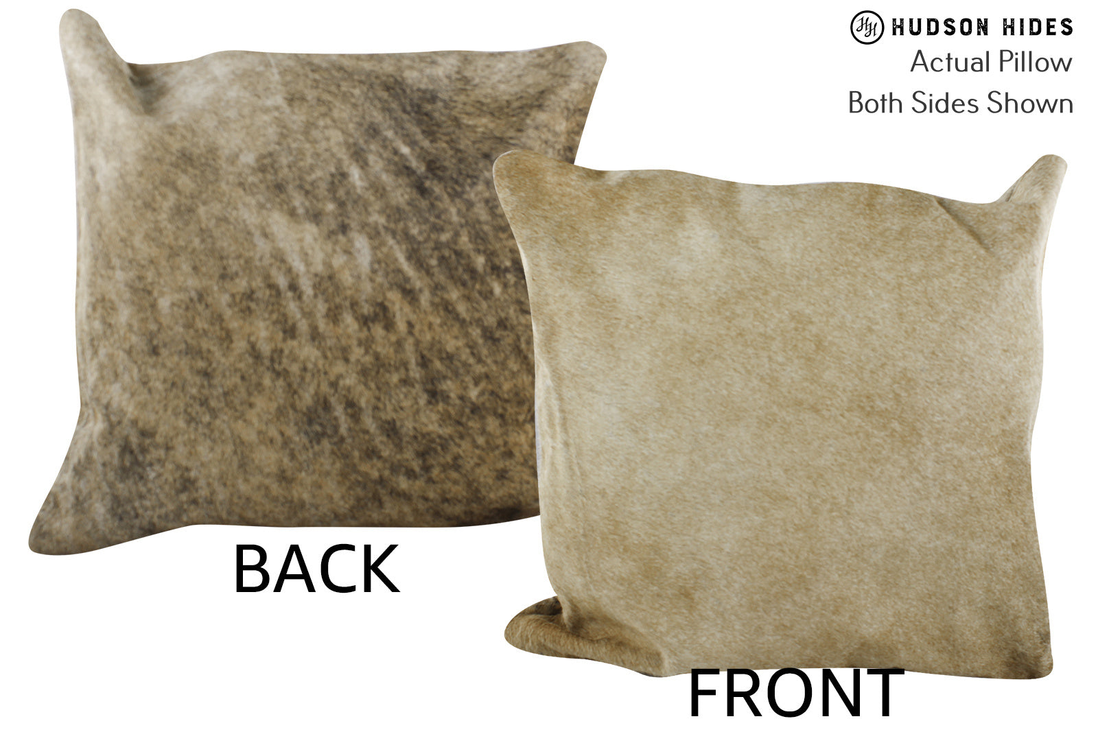 Beige Cowhide Pillow #86663