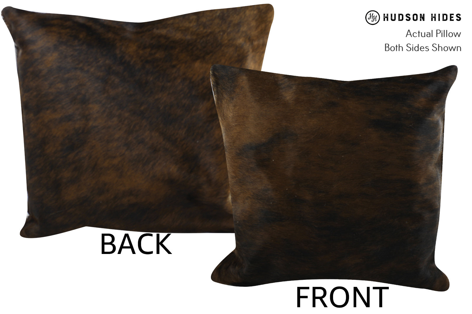 Dark Brindle Cowhide Pillow #87057