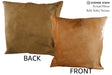 Solid Brown 20"x20" Brazilian Cowhide Pillow #87266 by Hudson Hides