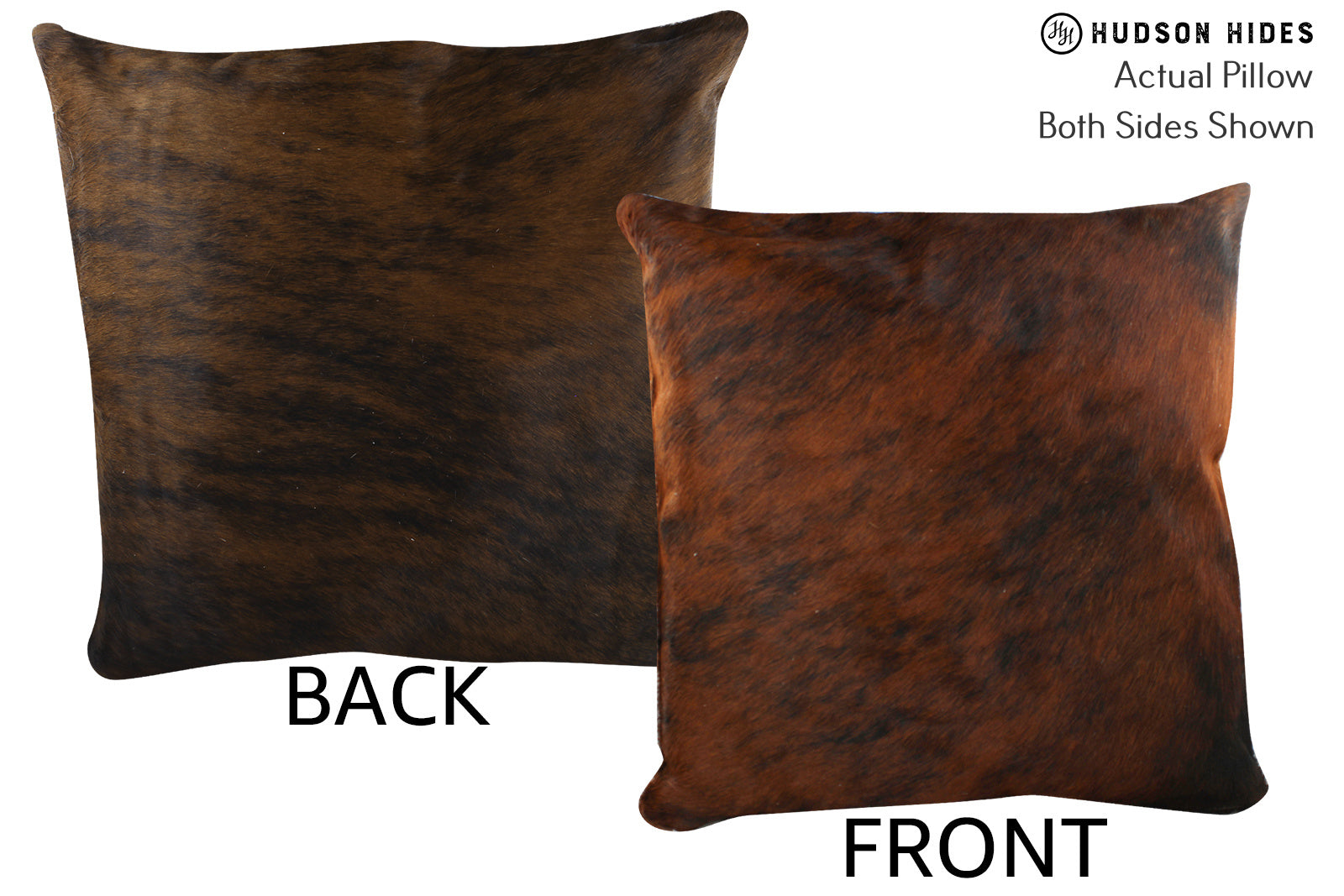 Dark Brindle Cowhide Pillow #87338