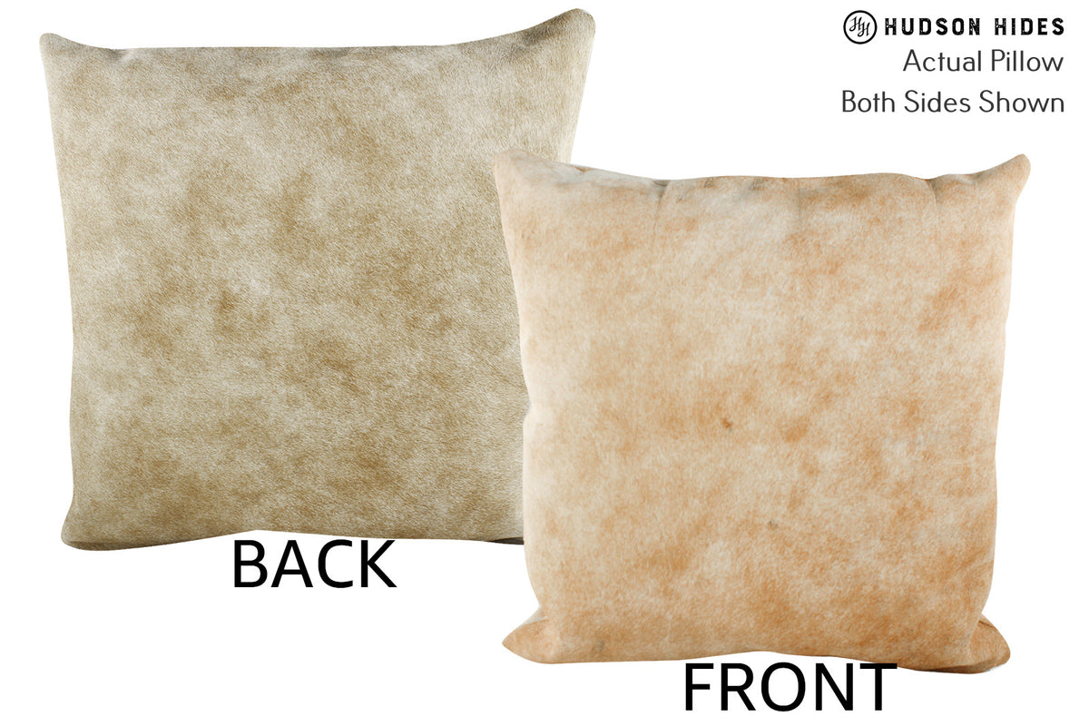 Beige Cowhide Pillow #87414