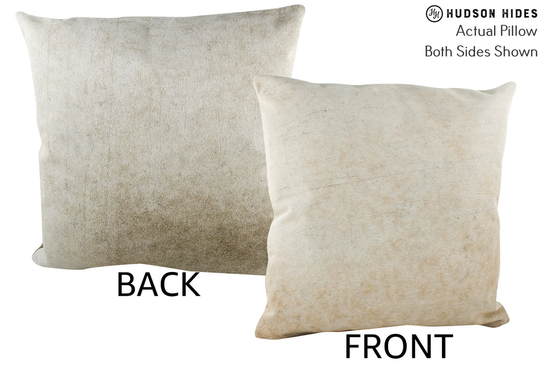 Grey 20"x20" Brazilian Cowhide Pillow #87455 by Hudson Hides