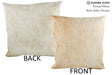 Beige 20"x20" Brazilian Cowhide Pillow #87460 by Hudson Hides