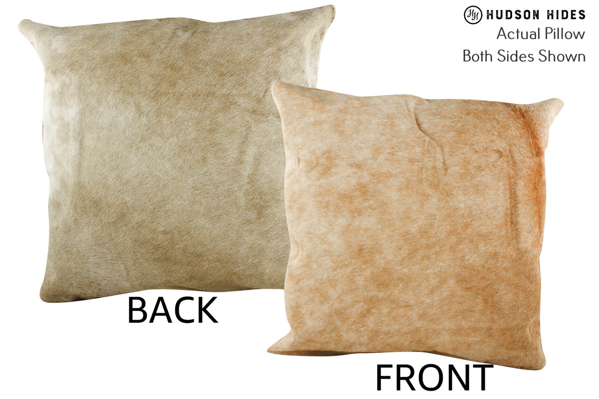 Beige Cowhide Pillow #87601