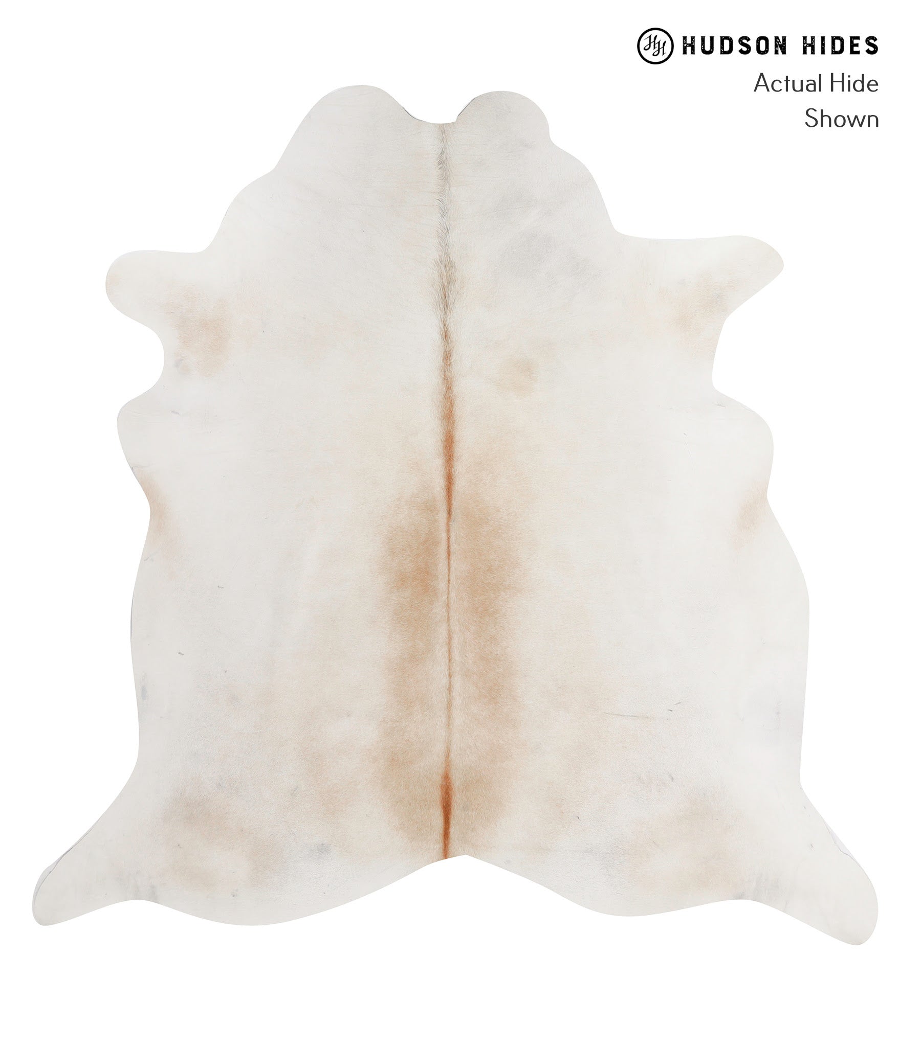 Ivory with Beige Cowhide Rug #89667