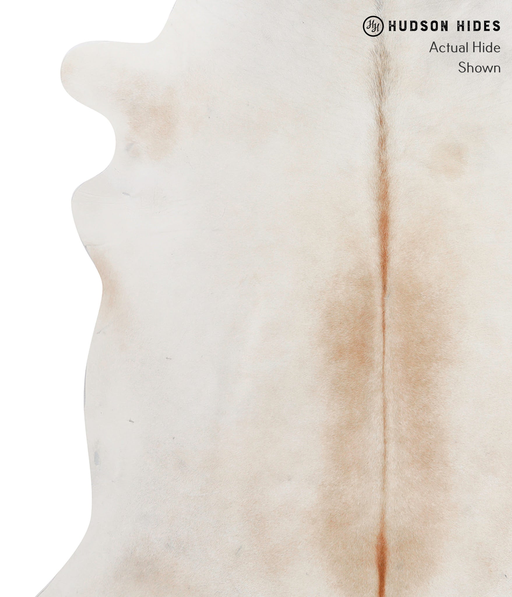 Ivory with Beige Cowhide Rug #89667