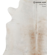 Light Grey X-Large Brazilian Cowhide Rug 6'3"H x 6'5"W #90506 by Hudson Hides