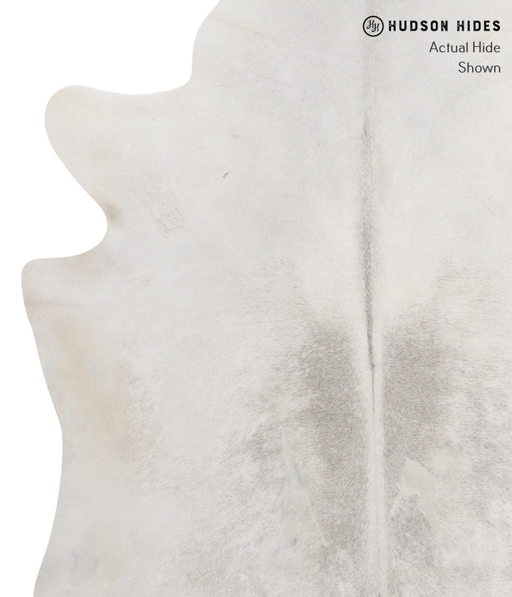 Medium Grey X-Large Brazilian Cowhide Rug 7'1"H x 6'1"W #90511 by Hudson Hides