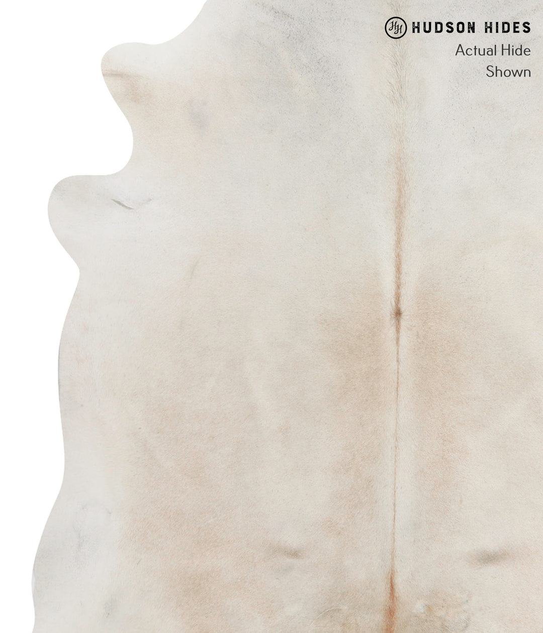 Grey with Beige XX-Large Brazilian Cowhide Rug 7'2"H x 6'11"W #90513 b