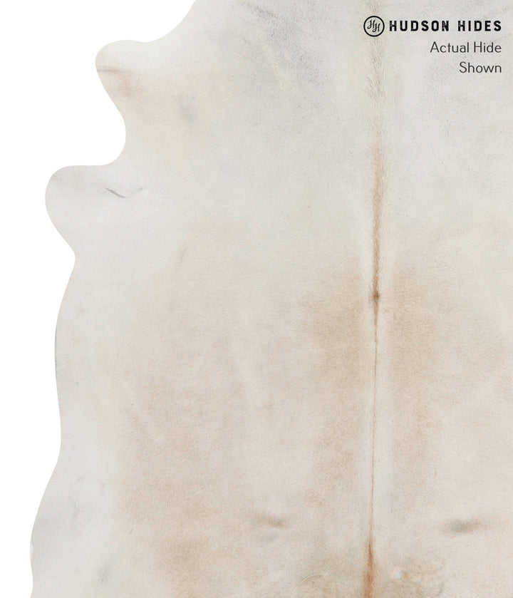 Grey with Beige XX-Large Brazilian Cowhide Rug 7'2"H x 6'11"W #90513 by Hudson Hides