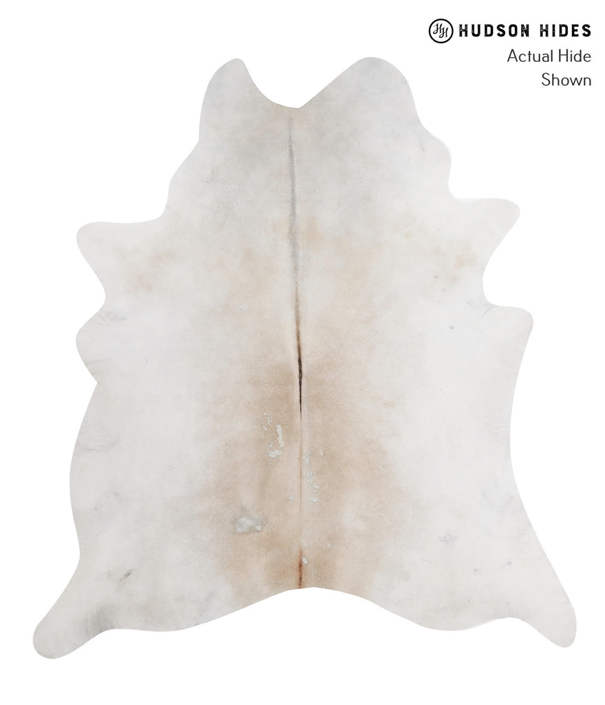Grey with Beige XX-Large Brazilian Cowhide Rug 7'9"H x 7'3"W #90514 by Hudson Hides