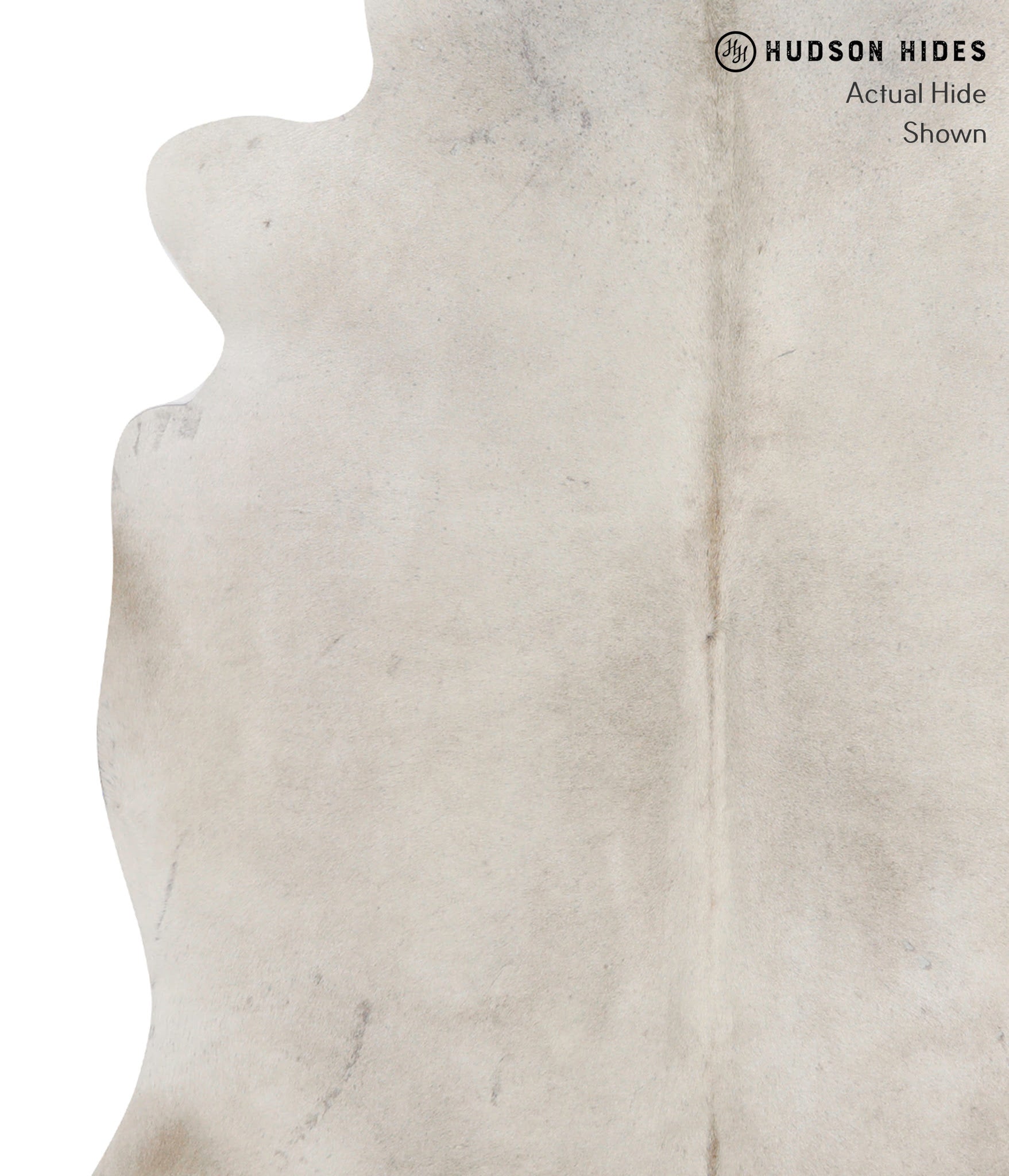 Light Grey Cowhide Rug #90591