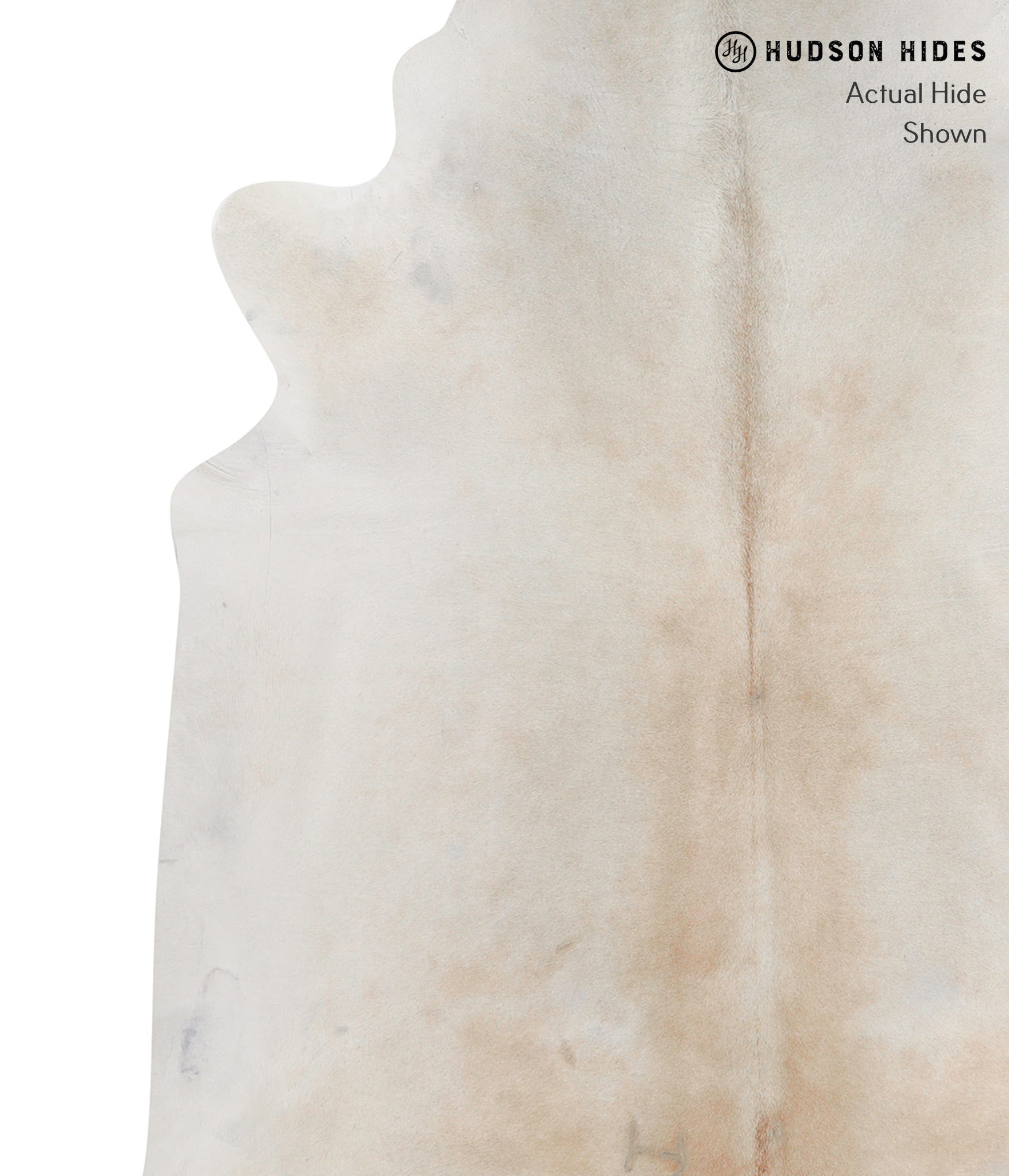 Grey with Beige Cowhide Rug #90695