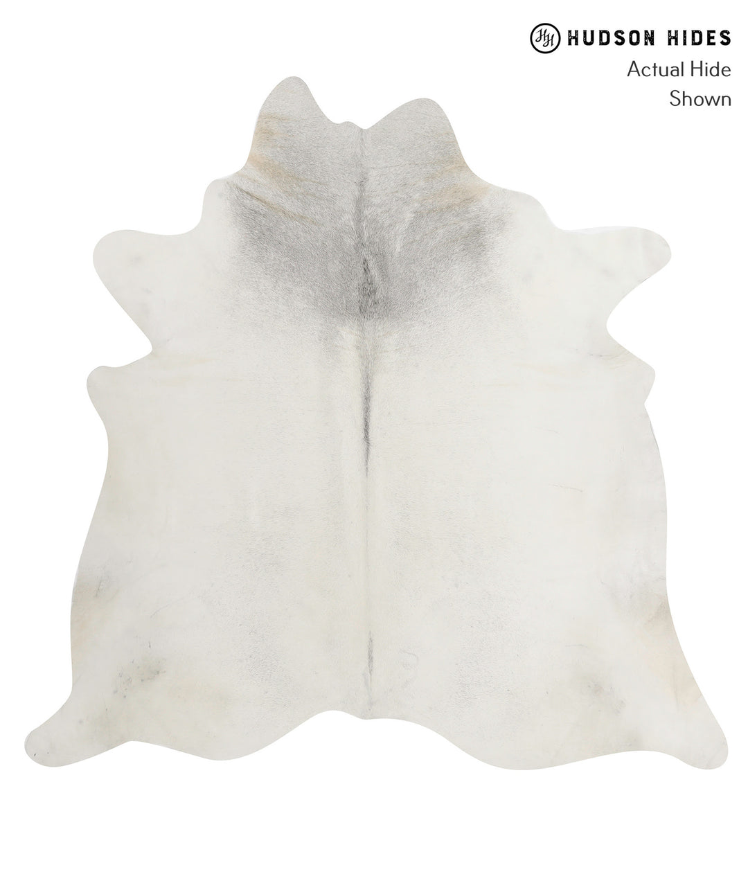 Light Grey X-Large Brazilian Cowhide Rug 6'7"H x 6'8"W #90849 by Hudso