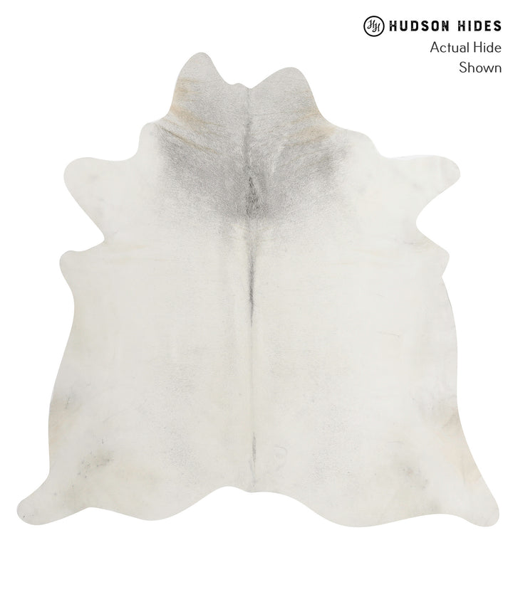 Light Grey X-Large Brazilian Cowhide Rug 6'7"H x 6'8"W #90849 by Hudson Hides