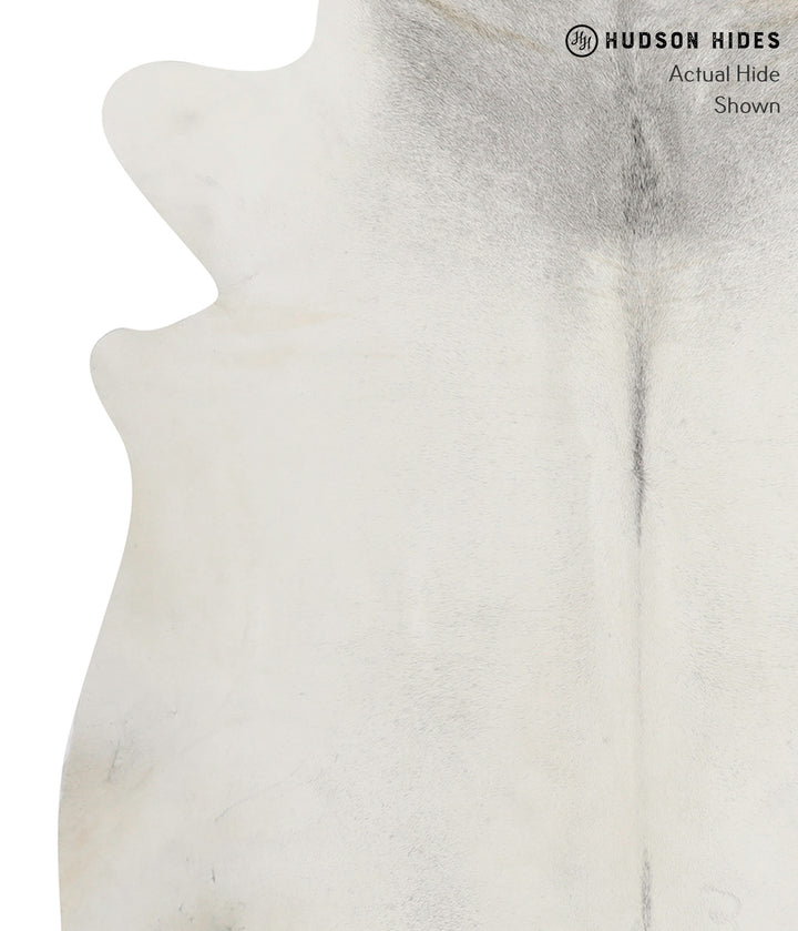 Light Grey X-Large Brazilian Cowhide Rug 6'7"H x 6'8"W #90849 by Hudson Hides