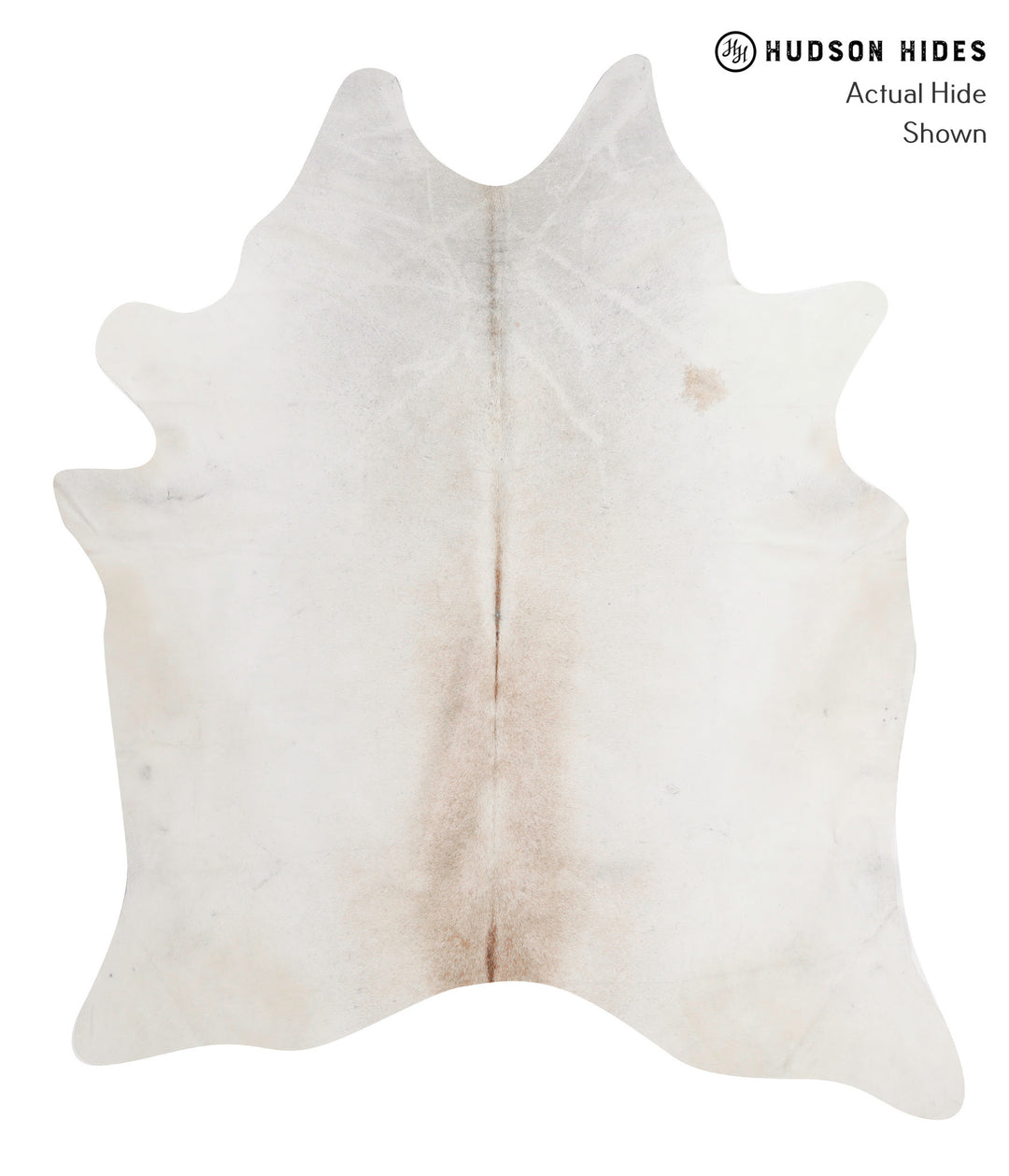 Light Grey X-Large Brazilian Cowhide Rug 7'7"H x 6'5"W #90916 by Hudso