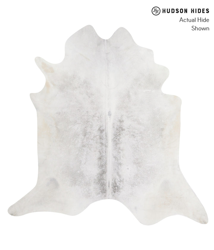 Medium Grey XX-Large Brazilian Cowhide Rug 7'8"H x 7'7"W #90972 by Hudson Hides