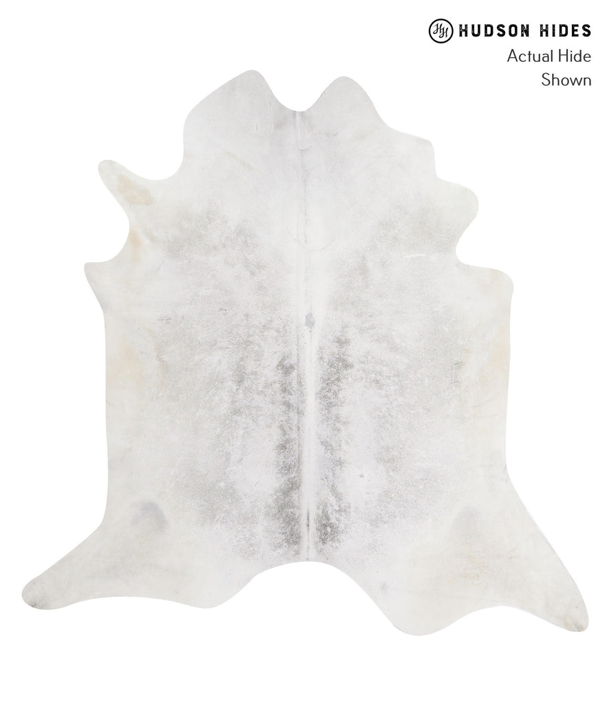 Medium Grey XX-Large Brazilian Cowhide Rug 7'8"H x 7'7"W #90972 by Hudson Hides