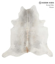 Medium Grey XX-Large Brazilian Cowhide Rug 7'2"H x 7'0"W #91054 by Hudson Hides