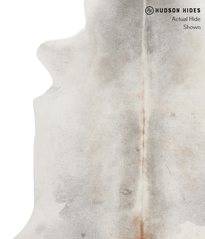 Medium Grey XX-Large Brazilian Cowhide Rug 7'2"H x 7'0"W #91054 by Hudson Hides