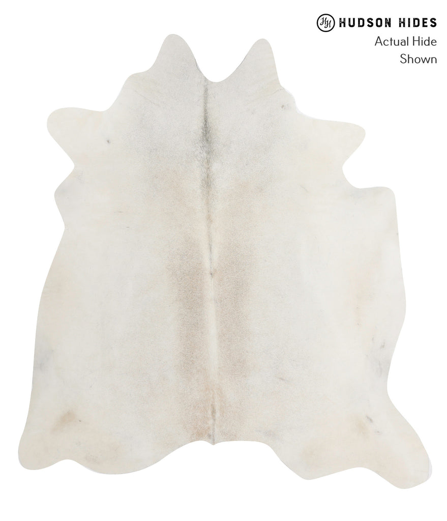 Light Grey X-Large Brazilian Cowhide Rug 7'0"H x 6'2"W #91084 by Hudson Hides