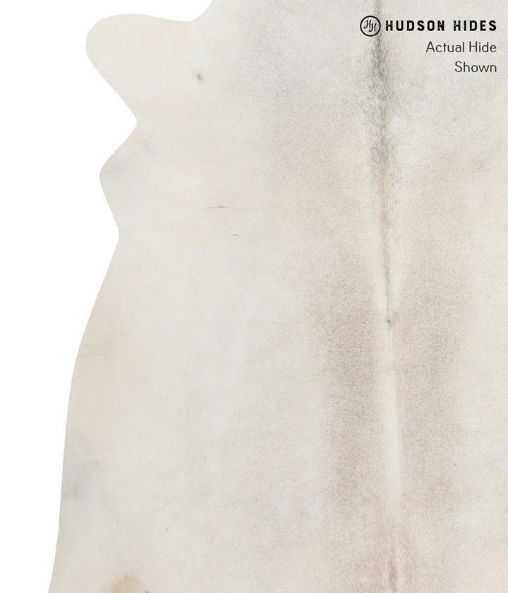 Light Grey X-Large Brazilian Cowhide Rug 7'0"H x 6'2"W #91084 by Hudson Hides
