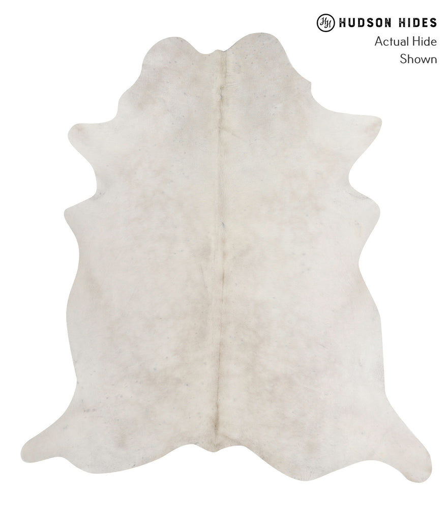 Light Grey XX-Large Brazilian Cowhide Rug 7'6"H x 6'10"W #91188 by Hudson Hides