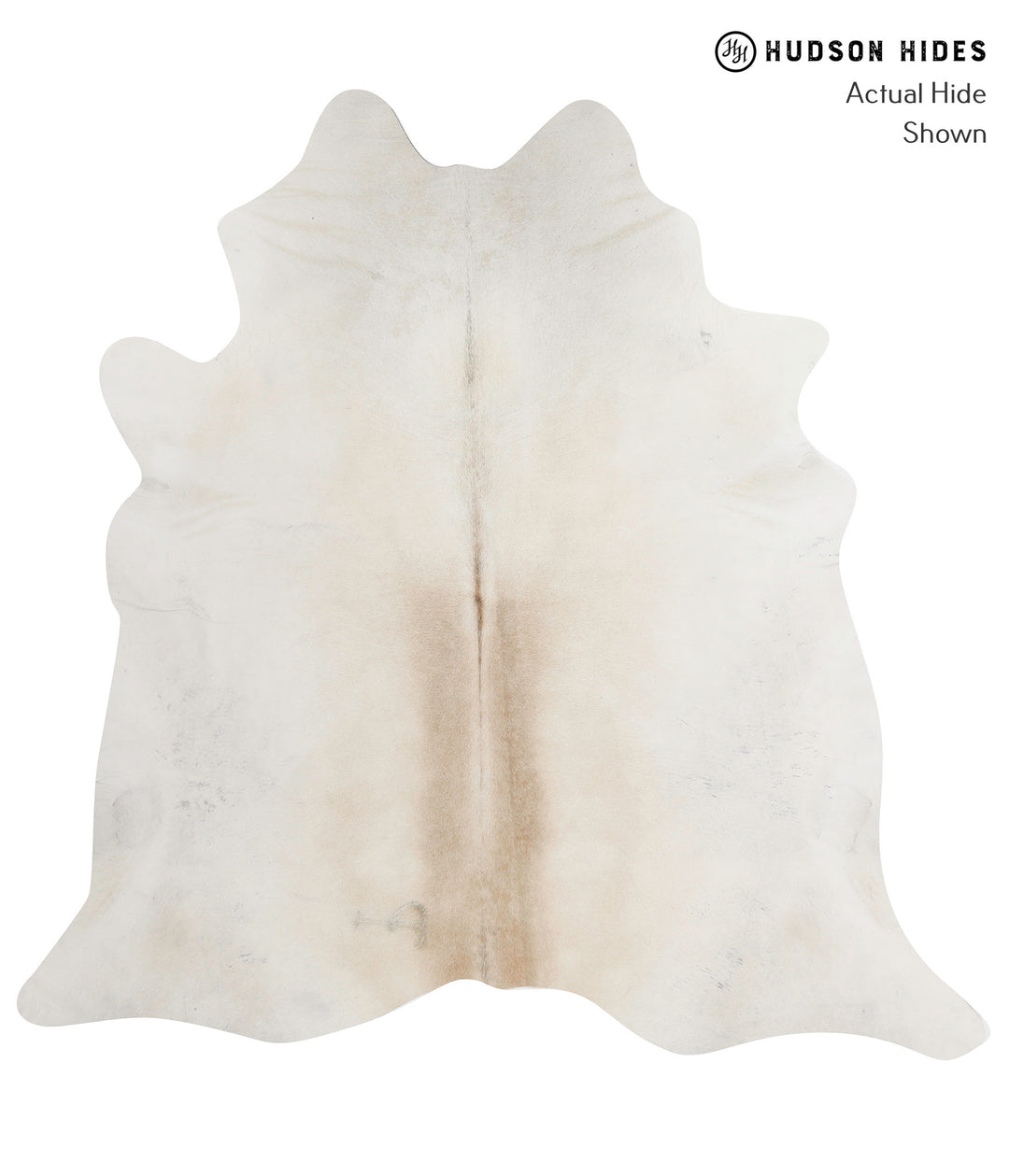 Light Grey X-Large Brazilian Cowhide Rug 6'10"H x 6'8"W #91221 by Huds