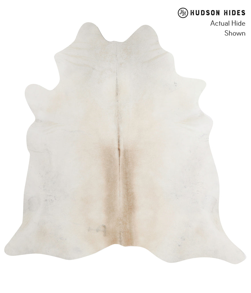Light Grey X-Large Brazilian Cowhide Rug 6'10"H x 6'8"W #91221 by Hudson Hides