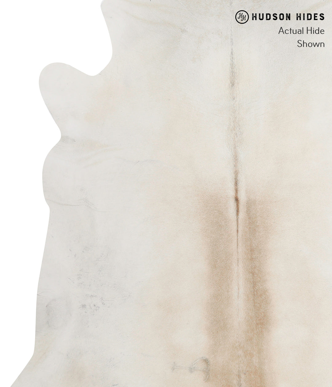 Light Grey X-Large Brazilian Cowhide Rug 6'10"H x 6'8"W #91221 by Huds