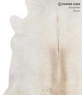 Light Grey X-Large Brazilian Cowhide Rug 6'10"H x 6'8"W #91221 by Hudson Hides