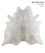 Medium Grey XX-Large Brazilian Cowhide Rug 6'11"H x 7'2"W #91438 by Hudson Hides