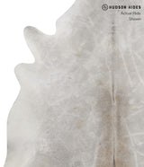 Medium Grey XX-Large Brazilian Cowhide Rug 6'11"H x 7'2"W #91438 by Hudson Hides