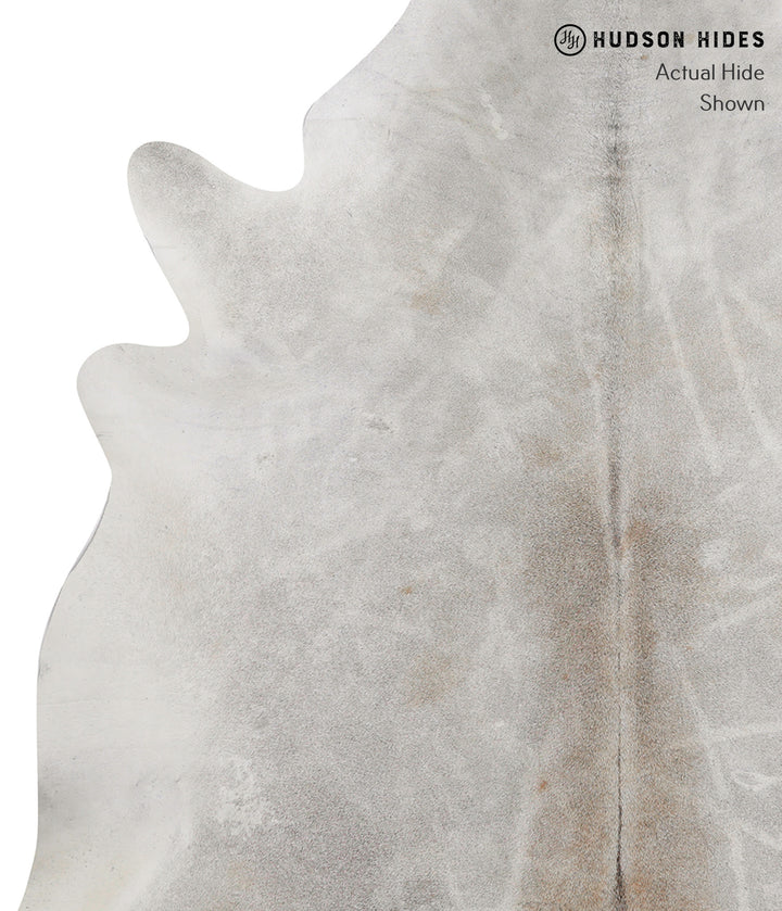 Medium Grey XX-Large Brazilian Cowhide Rug 6'11"H x 7'2"W #91438 by Hudson Hides