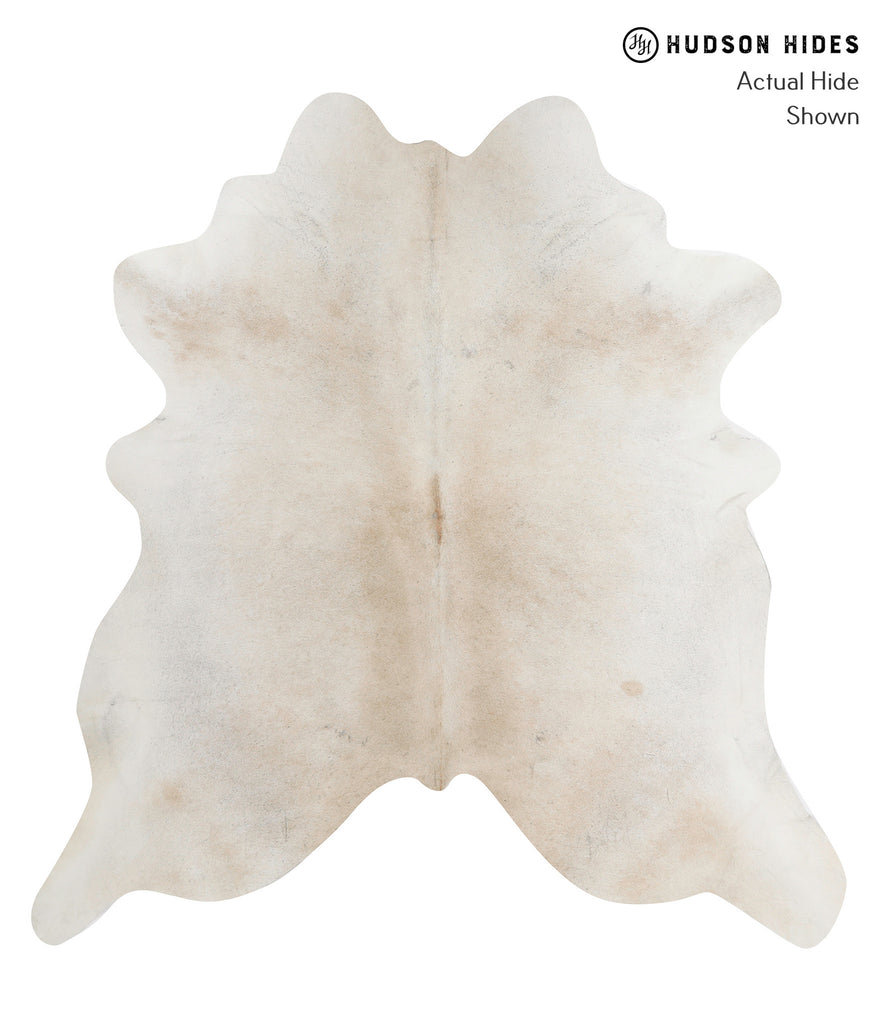 Light Grey X-Large Brazilian Cowhide Rug 7'2"H x 6'10"W #91685 by Hudson Hides