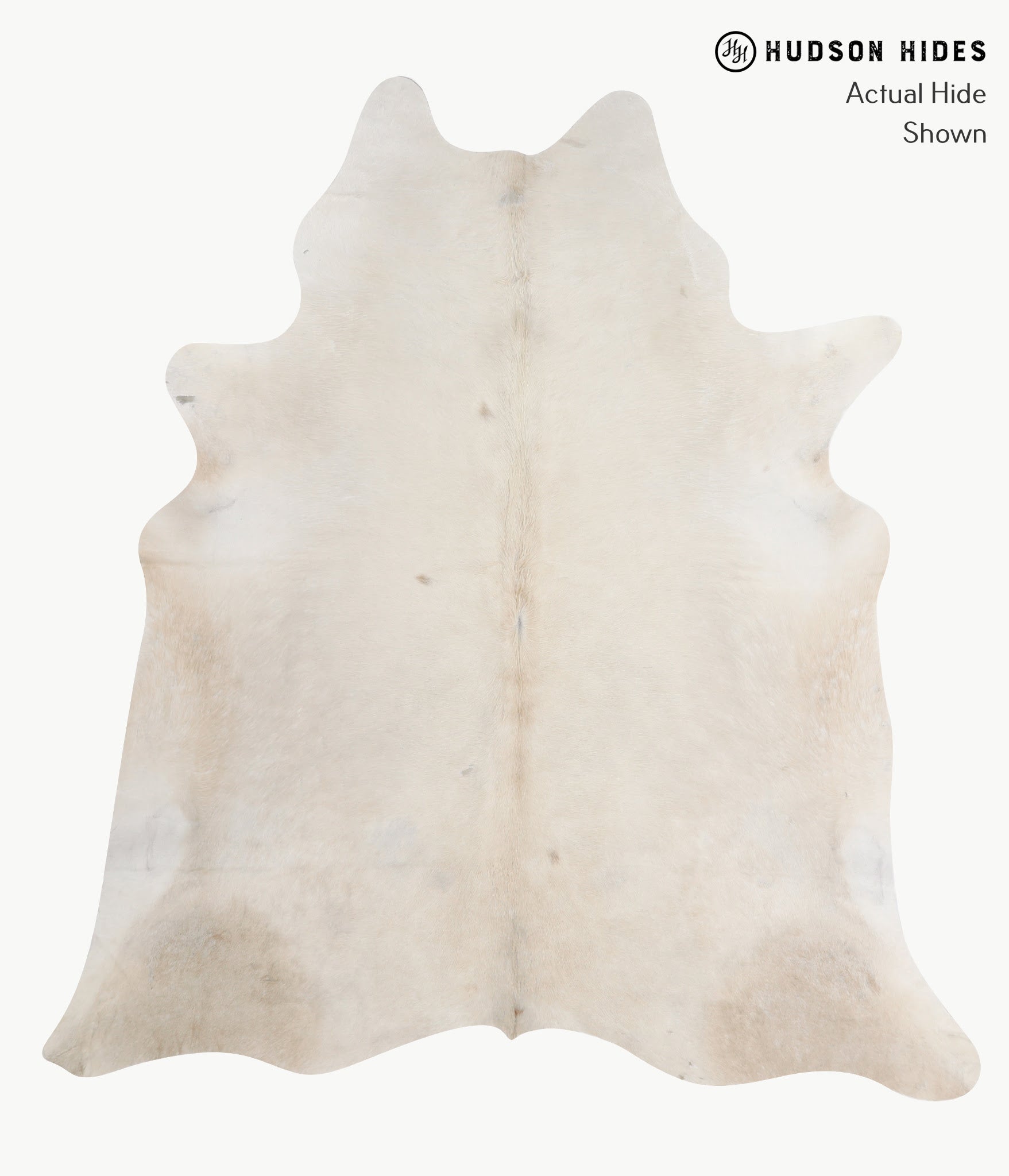 Ivory with Beige Cowhide Rug #91867