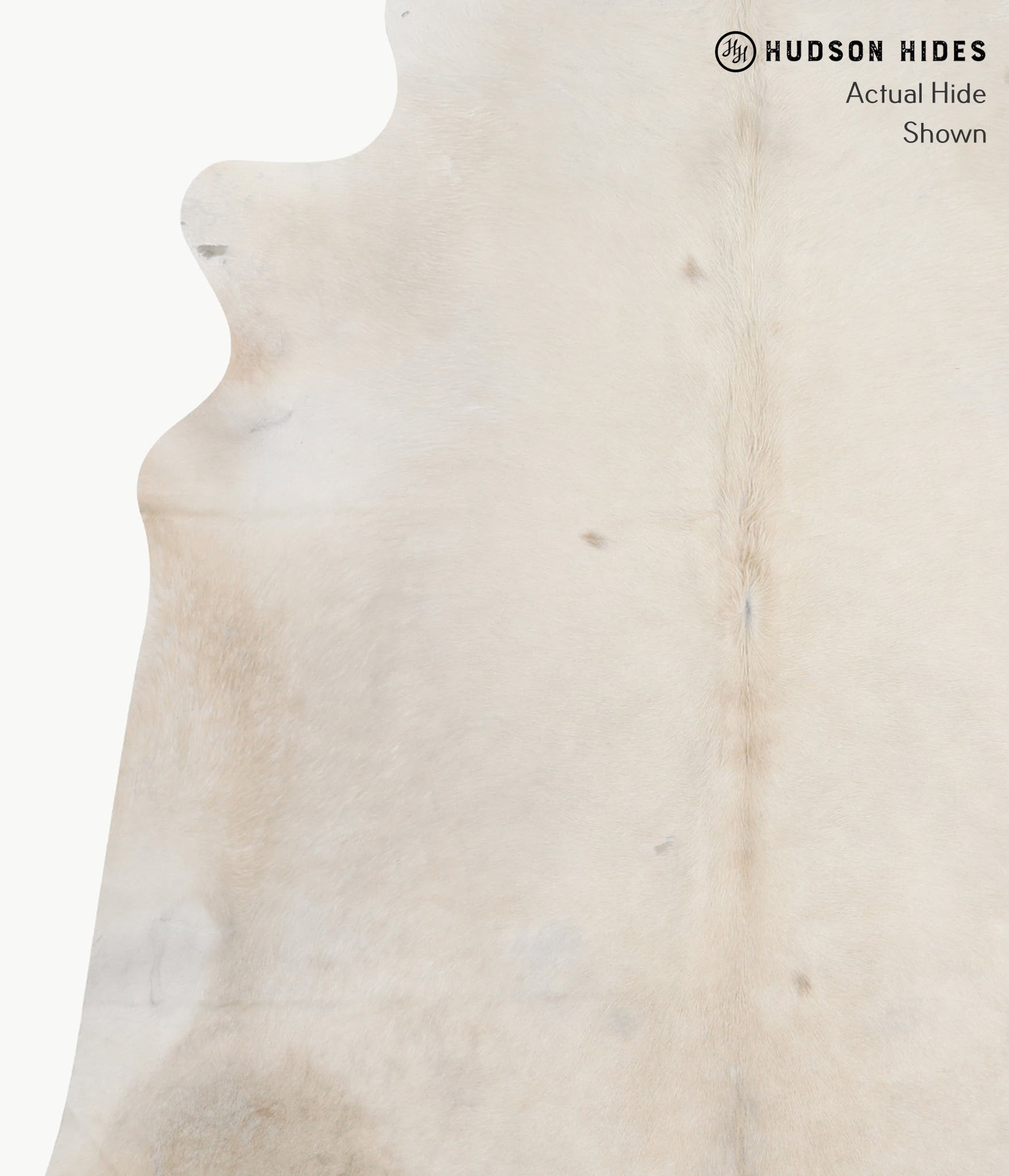 Ivory with Beige Cowhide Rug #91867
